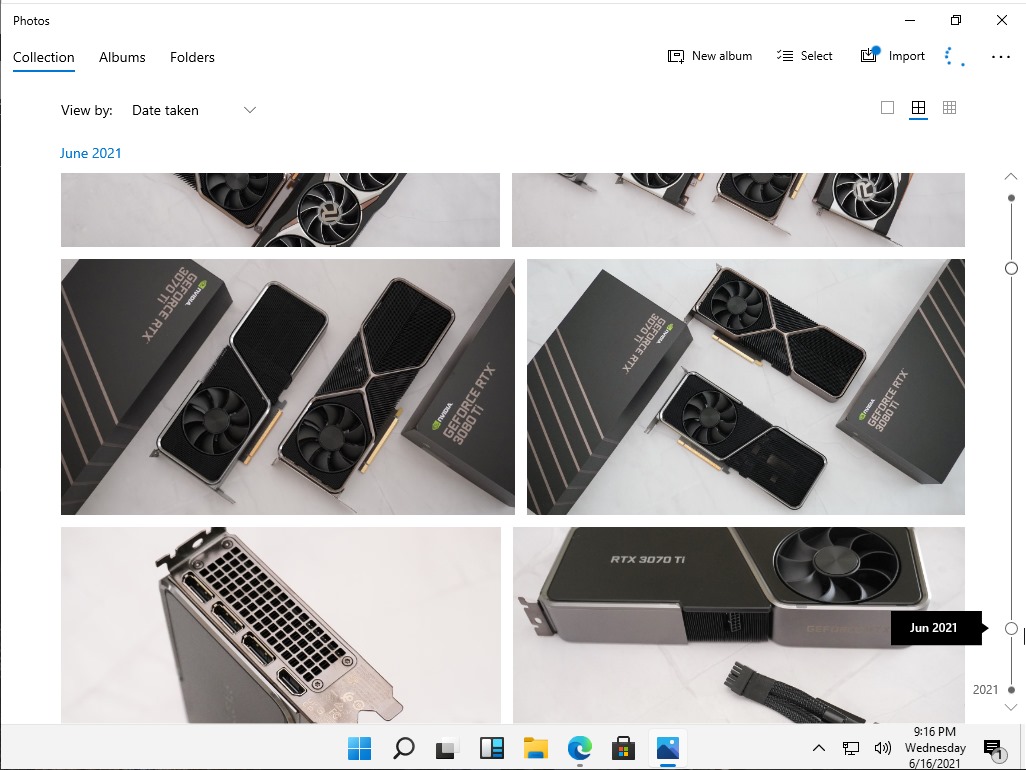 Windows 11內建的相片App也與先前沒什麼不同。
