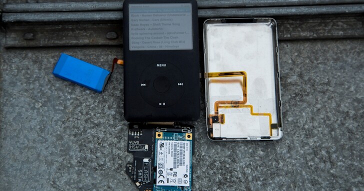 將老iPod播放器拿出來改裝SSD，續命再戰十年沒問題