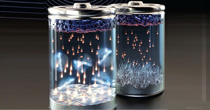 研究人員發明可通過磁力攪拌的電解液，使電池不產生枝晶