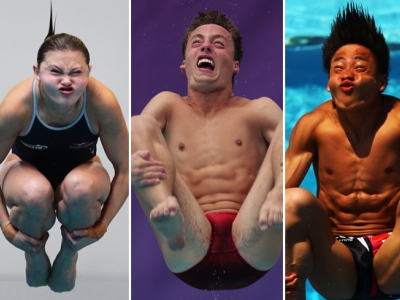 奧運跳水比賽很俐落、優雅？跳下去以後這些選手的表情太有戲了
