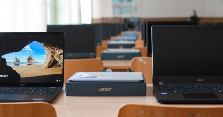 宏碁攜手數位發展部，捐贈筆記型電腦及平板予烏克蘭學校