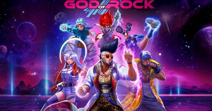 創新節奏式戰鬥遊戲《God of Rock》將於 4 月 18 日上市，決定誰是真正的搖滾格鬥天王！