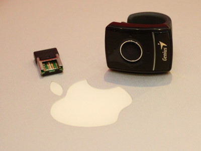 蘋果達人Sugizo試用昆盈Genius Ring Presenter指環式觸控簡報滑鼠，PC、MAC都能用 (徵求試用達人)