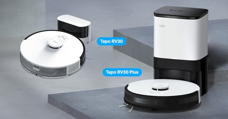 TP-Link 推出全新 Tapo 掃地機器人 RV30 Plus、RV30，主打市場最高 CP 值，售價 9,999 元起