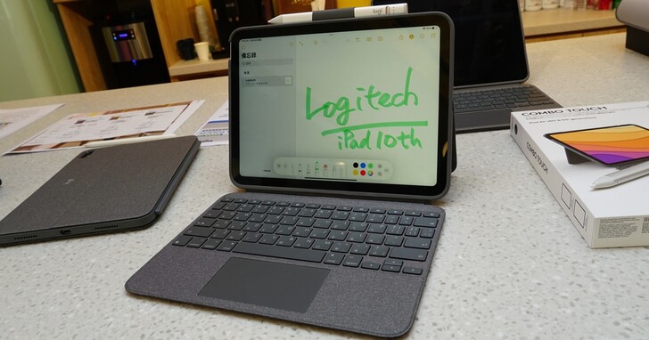 Logitech iPad 鍵盤保護套 Combo Touch、Slim Folio 搶先體驗：質感更優，適宜多樣情境使用
