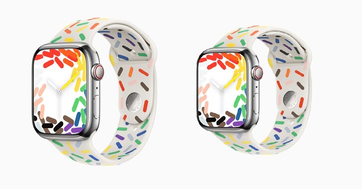 Apple 推出 Pride 版運動型錶帶，還有同款 Watch 錶面、iPhone 背景圖片
