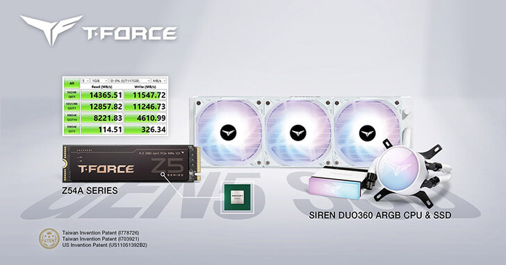 T-FORCE Z54A SSD 系列與 InnoGrit Corporation 強強攜手 以頂尖技術合作 打造 GEN5 極速 14,000MB/s 的 SSD 體驗