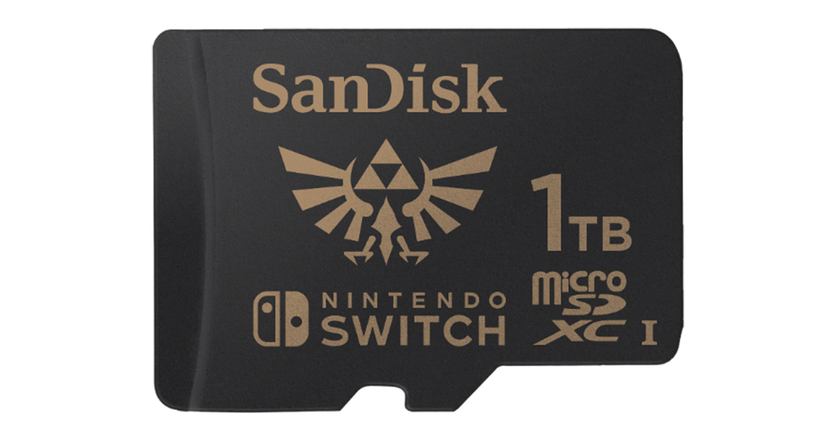 Western Digital推出全新1TB任天堂Switch記憶卡,邀請《薩爾達傳說》玩家盡情探索海拉魯