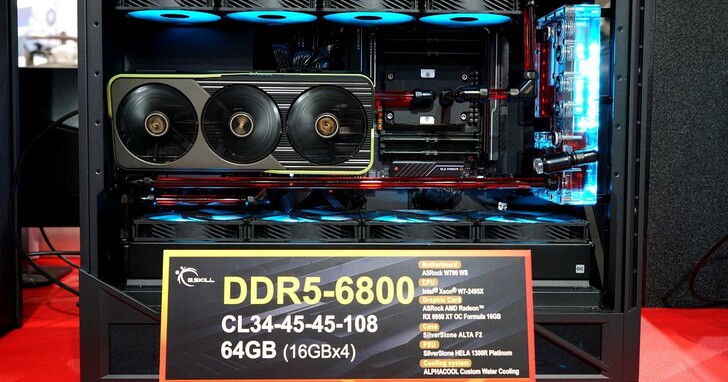 芝奇於 Computex 2023 展示多款極速 DDR5 主機 最高達 DDR5-8800 2x24GB & DDR5-6000 384GB