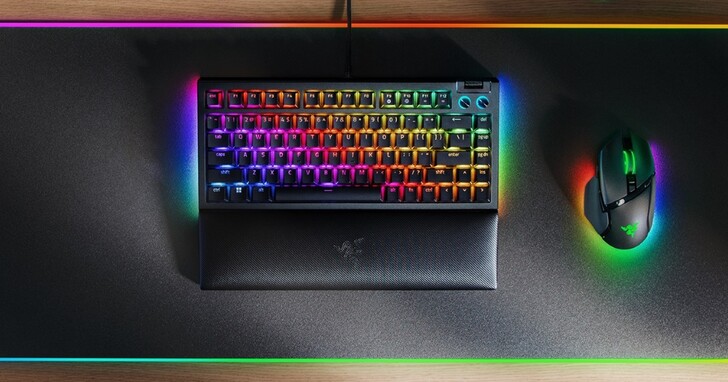 RAZER發表BlackWidow V4 75%，搭載第 3 代觸感機械橘軸、可自訂遊戲鍵盤的巔峰之作