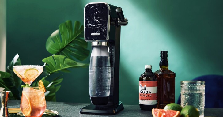 大理石黑限量新色登場！SodaStream ART Marble 氣泡水機全球同步上市