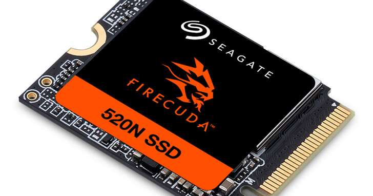 Seagate FireCuda 520N SSD推出，為Steam Deck、ASUS ROG Ally等掌機裝置設計、價格3,590元起