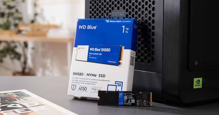 SSD 市場再添超值生力軍！WD Blue SN580 NVMe SSD 1TB 實際測試