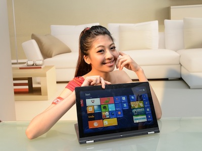 翻轉變平板，Lenovo IdeaPad Yoga 360 度折疊筆電軟Q登台