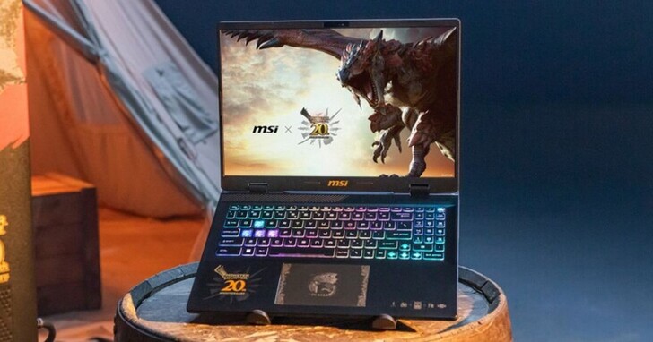 MSI 推出 Crosshair 16 HX Monster Hunter Edition 聯名筆電，歡慶《魔物戀人》20 週年、限量售價 69,900 元