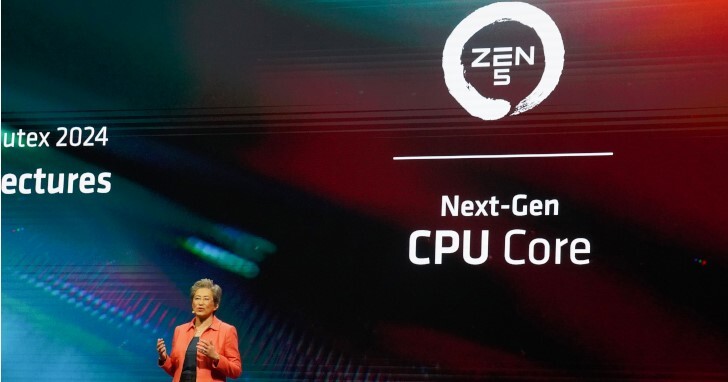 Computex 2024：AMD CEO Keynote重點整理，Zen 5消費級、伺服器處理器齊發，透露Steble Diffusion 3於6月12日推出