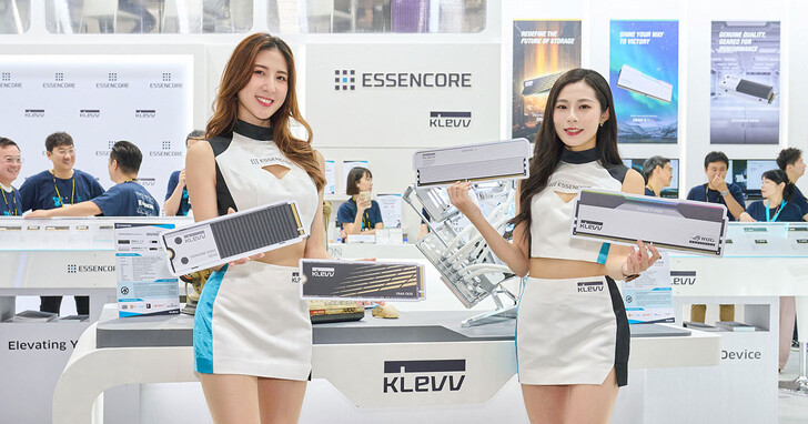 COMPUTEX 2024：Essencore 艾思科與旗下品牌 KLEVV 科賦新品齊亮相：超高速 DDR5 記憶體、首款 PCIe Gen5 SSD、CKD 與 LPCAMM2 新規格驚艷全場