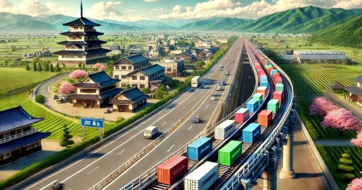 2034年東京大阪將以「無人帶」相連？500公里自動化輸送帶系統將取代25,000輛卡車