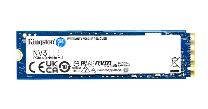 金士頓推出 NV3 PCIe 4.0 NVMe 固態硬碟：尺寸 M.2 2280、最高擴充至 4TB