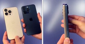 網友將iPhone 16 Pro實機與iPhone 15 Pro對比，除了多一個按鍵幾乎沒有差異