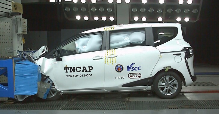 TNCAP 公布 TOYOTA SIENTA 撞測結果：獲「四顆星」評等、7 人座不適用