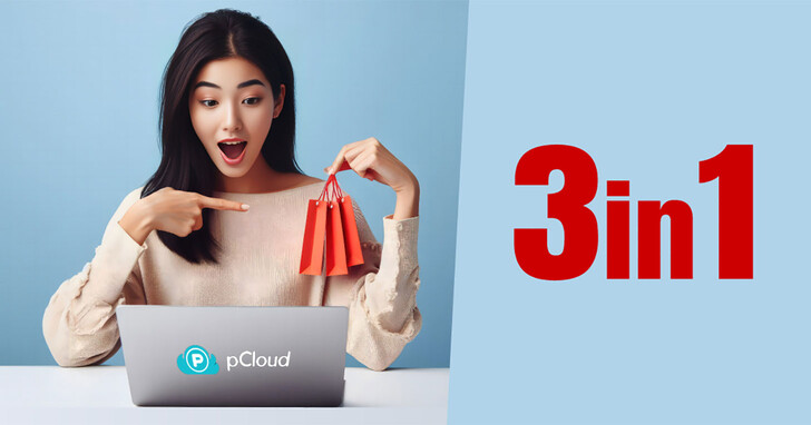 【1111必搶】pCloud 祭出最划算「三合一組合包」！38 折拿下 5TB 儲存、檔案加密與密碼管理工具！