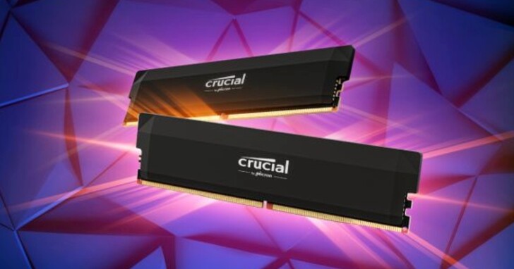 Crucial DDR5 Pro 超頻電競記憶體推出，速度達全新 6,400 MT/s