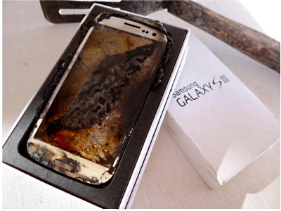 微波 Galaxy S3 變身焦黑藝術品，ebay 上賣你 2012 美金！