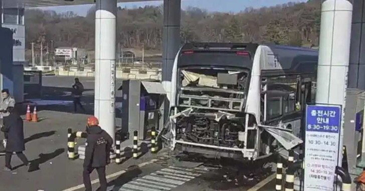 韓國一輛現代氫燃料公車在加氫時爆炸致3人重傷，該市停運全部氫能公車