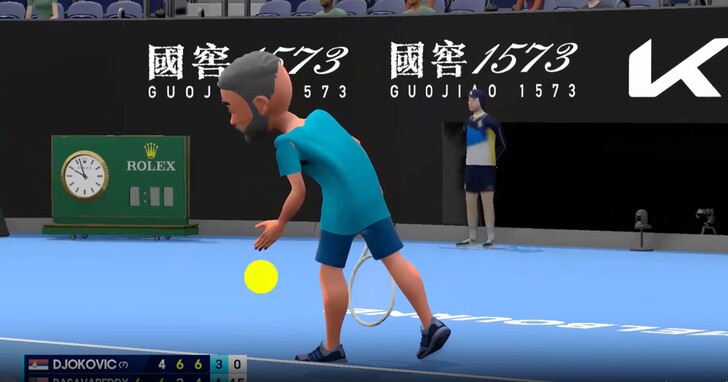 澳網公開賽變身 Wii Sports？！動畫直播技術告別版權糾紛突破轉播限制！