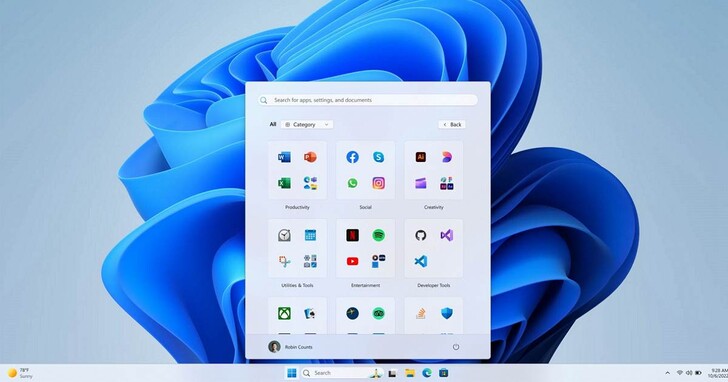 微軟 Windows 11 開始功能表將迎來大改版，檔案分享也將更加方便