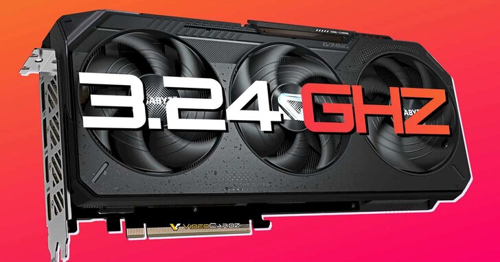 AMD RX 9070 XT顯卡狂飆頻率，最高竟能超過3.2GHz