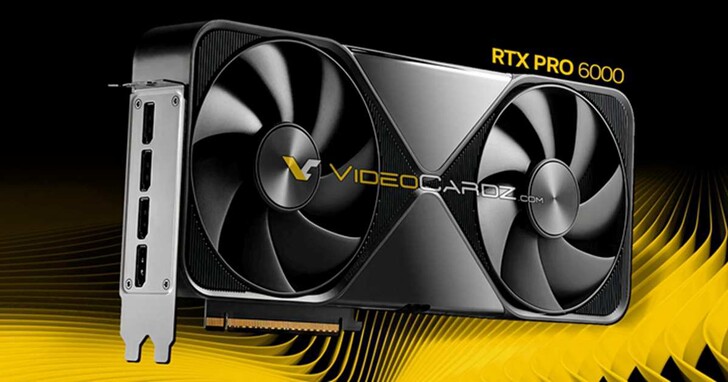 NVIDIA RTX PRO 6000 工作站專業顯示卡曝光：CUDA 核心逼近滿血，記憶體高達 96GB