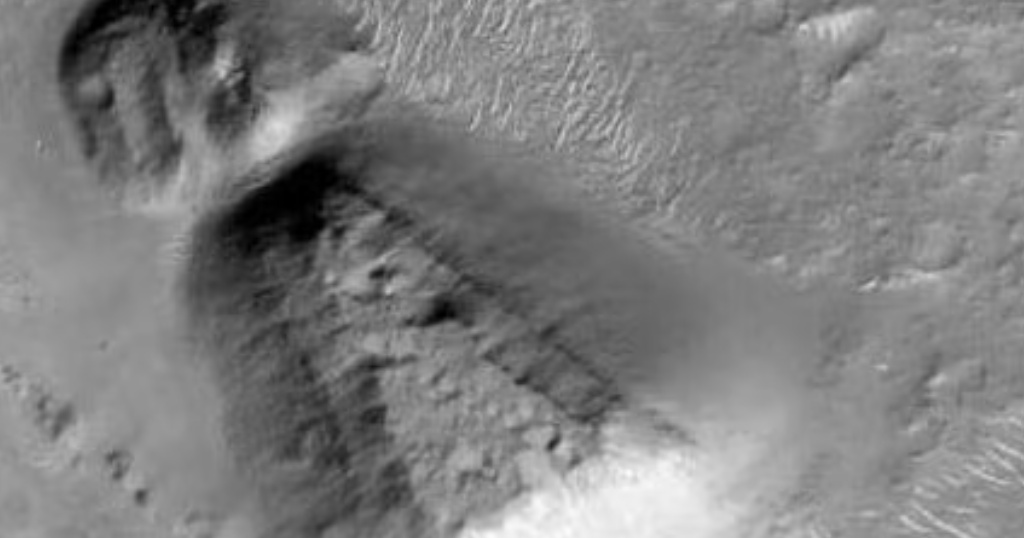 火星驚見 5 大神秘結構！NASA 影像顯示火星或曾存在外星文明