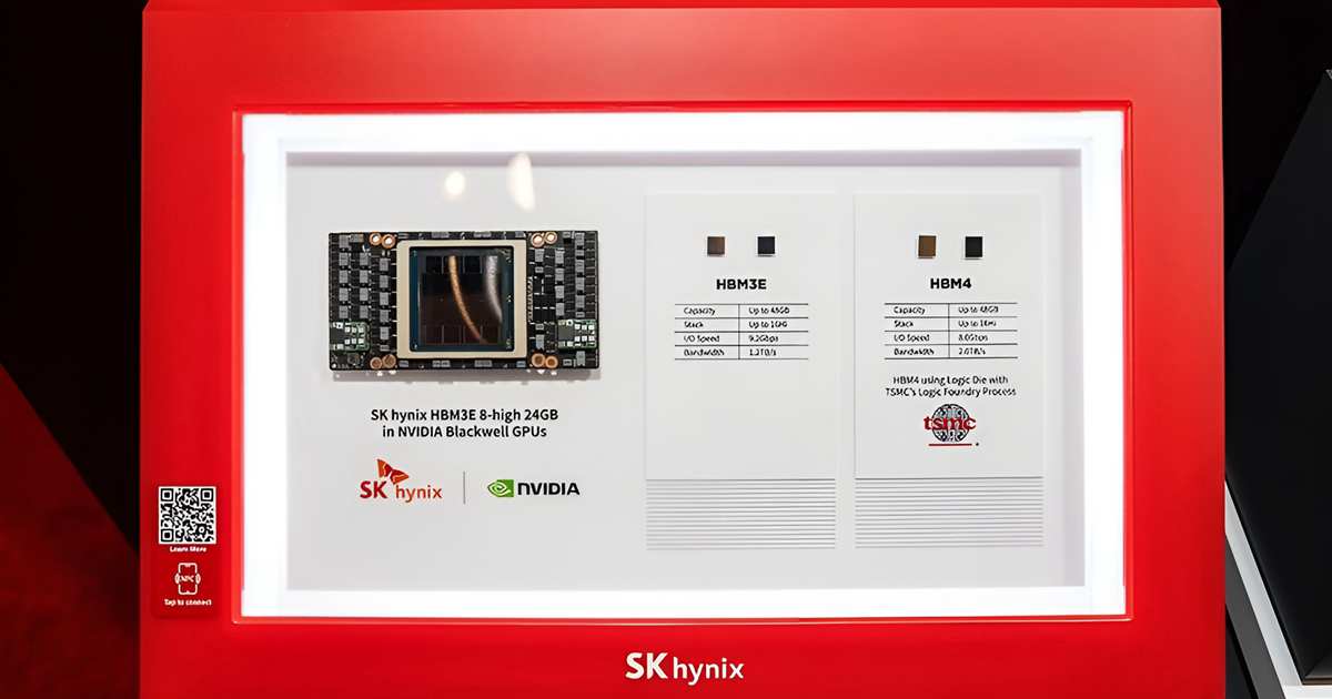SK海力士率先公開展示首批 HBM4 記憶體技術,頻寬高達2.0 TB/s