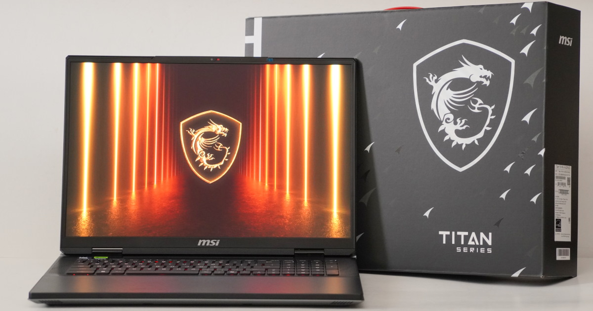 MSI Titan 18 HX AI效能實測,Core Ultra 9 285HX+ RTX 5090 Laptop旗艦組合