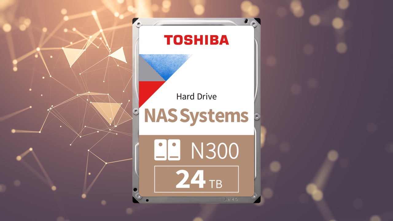 Toshiba 為 N300 NAS 硬碟系列發表 24TB 新陣容