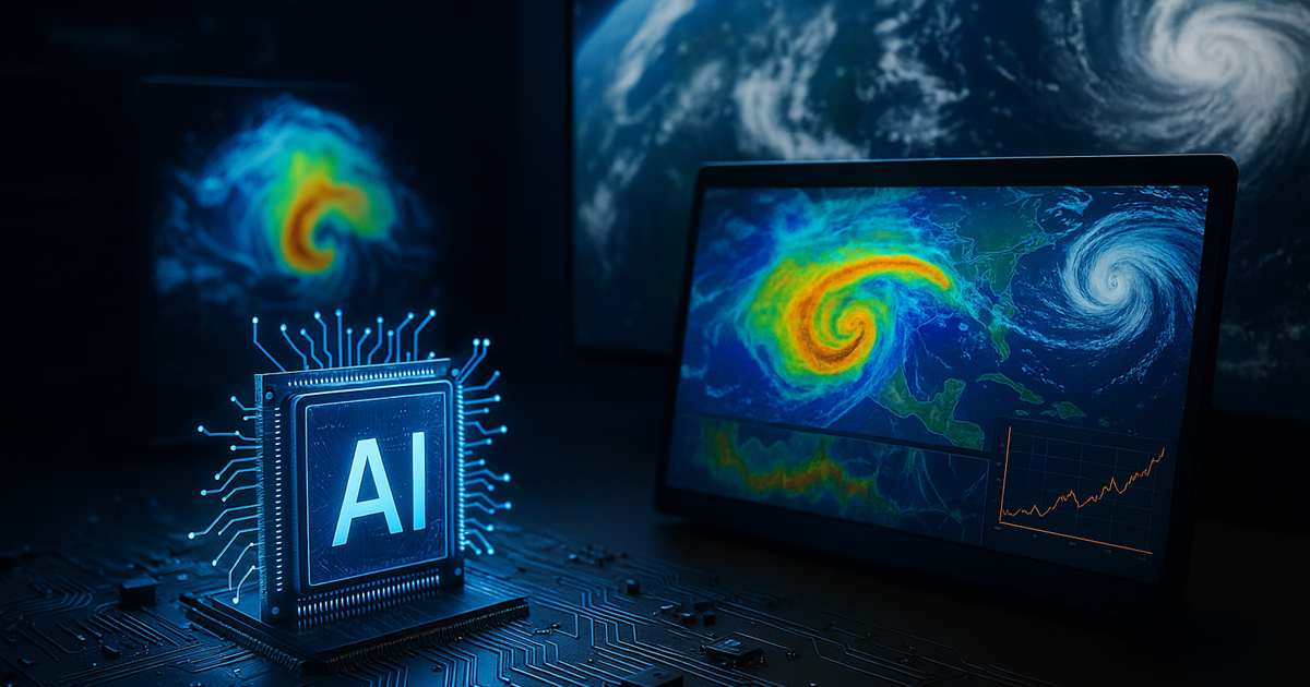 AI氣象預報新突破:Aurora模型精準預測極端天氣,不需仰賴超級電腦