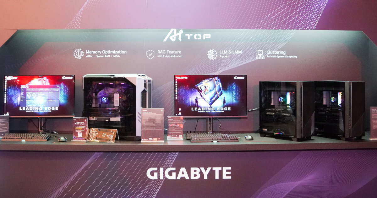 GIGABYTE更新AI TOP產品陣容，Z890主機板與CXL記憶體擴充卡登場
