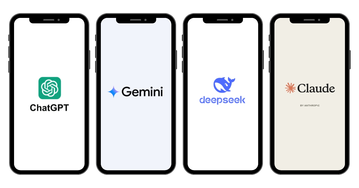 ChatGPT、Gemini、DeepSeek、Claude 哪個強?外媒從 5 面向進行評測
