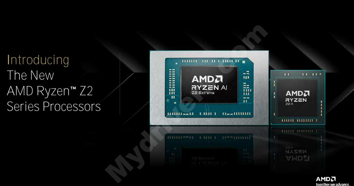 AMD 推出兩款全新 Ryzen Z2 掌機處理器:從 Zen2 到 Zen5 四代齊發、首次導入 AI 引擎