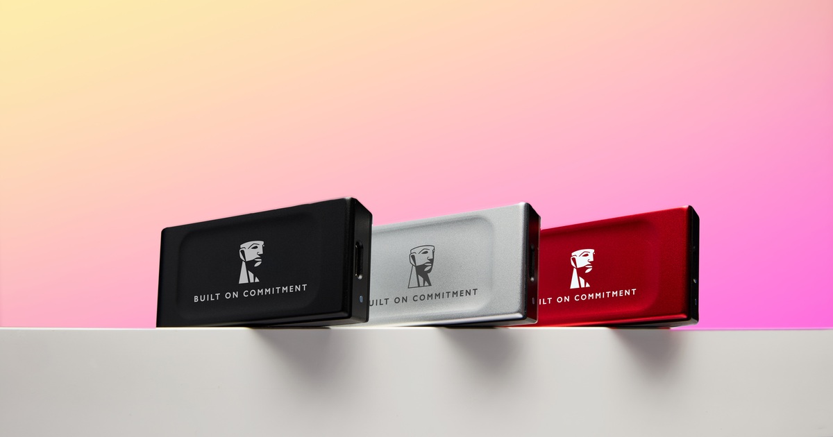 金士頓推出新設計 XS 系列外接SSD,強化品牌識別度,適用從創作到日常的多元儲存情境