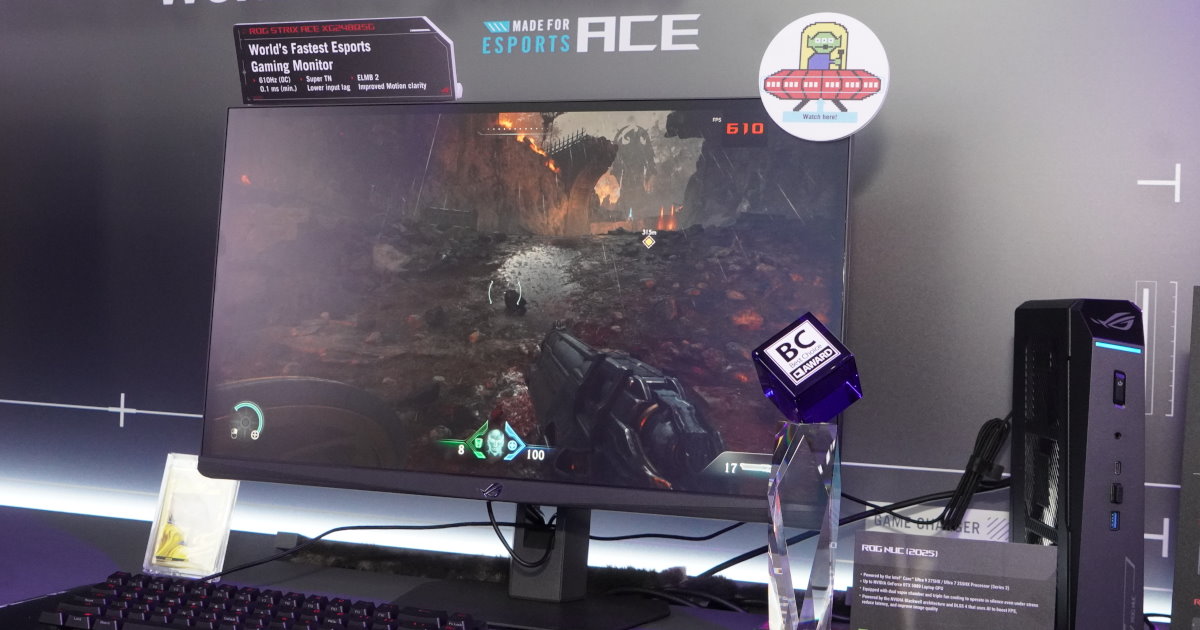 Asus ROG Strix ACE XG248QSG選手級顯示器:浪費才能打造最高610 Hz更新率TN螢幕,瞭解背後的開發秘密
