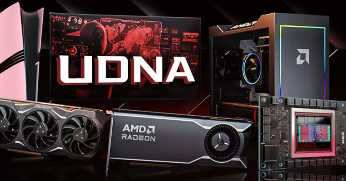 AMD全新UDNA架構曝光:光柵效能提升20%,光追與AI效能翻倍