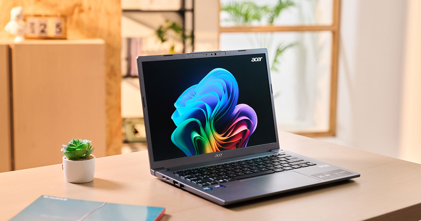 Acer Aspire 14 AI 開箱實測：能輕鬆入手的 Copilot+ PC，OLED 螢幕升級視覺體驗！