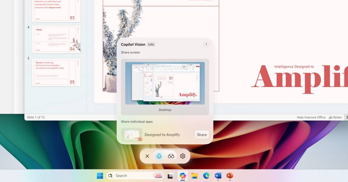 Copilot Vision 大躍進!Windows Insider開放桌面分享,AI 助理「看」懂你的整個螢幕