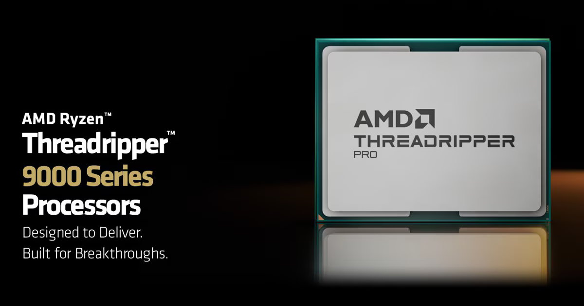 最高96核心!AMD宣布Ryzen Threadripper PRO 9000 WX處理器與Radeon AI PRO R9700繪圖卡於7月23日上市