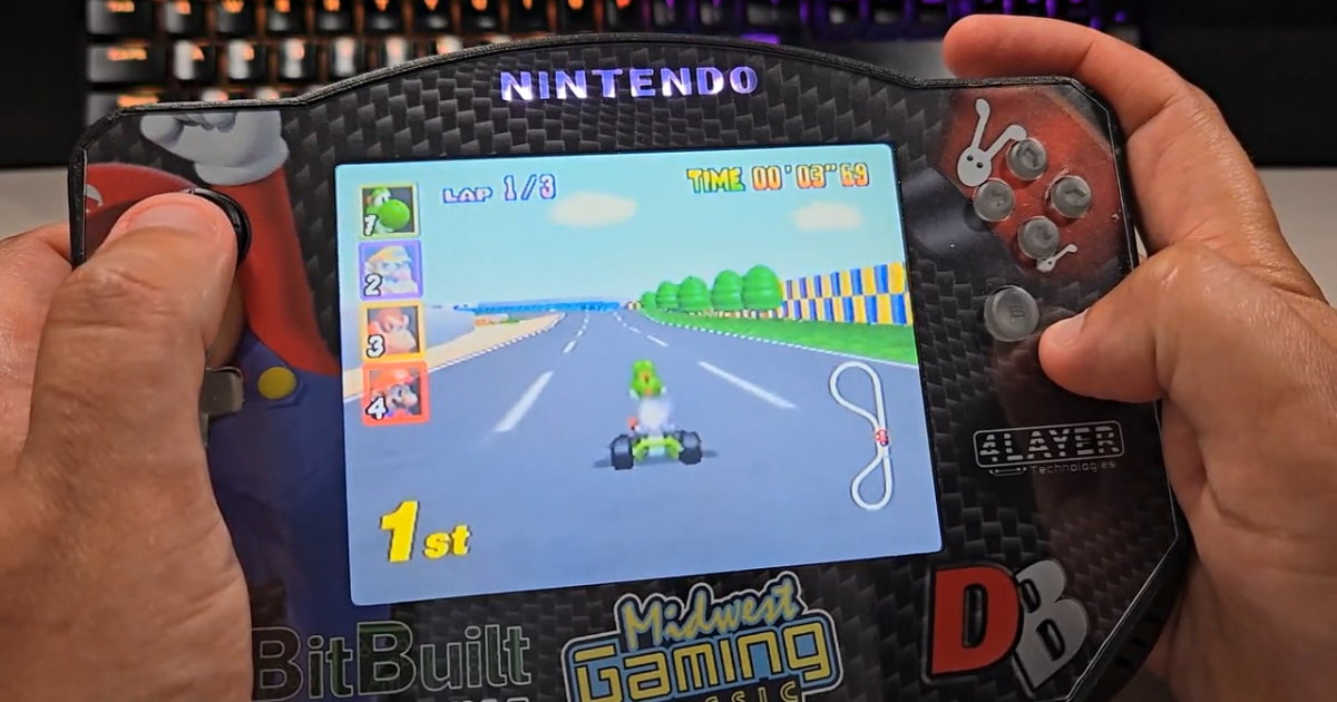 Downing's Basement推出第5代改裝套件,任天堂Nintendo N64原始主機變身掌上型