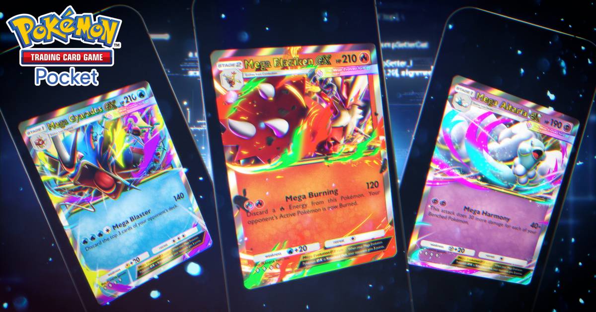 MEGA 超級進化即將登場！寶可夢卡牌手遊《Pokémon TCG Pocket》預計於 2025 秋季迎來重大更新