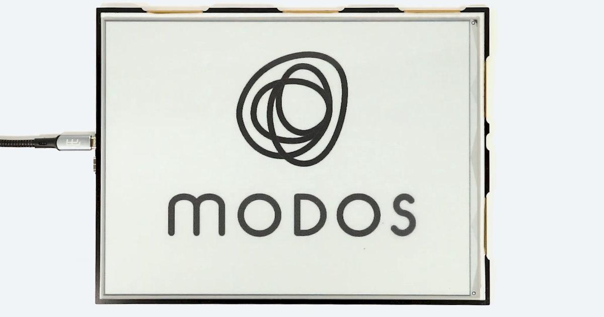 Modos Paper Monitor土砲E‑ink電子紙顯示器套件，更新頻率高達75 Hz